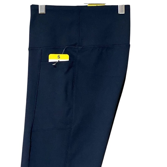 Jockey Studio Flare Pant S Neo Navy Pull-On Comfort Side Pocket Straight Leg NWT - Picture 9 of 12